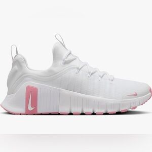 Nike Free Metcon 6 Training Shoe Sneaker White Pink FJ7126-106 Women’s